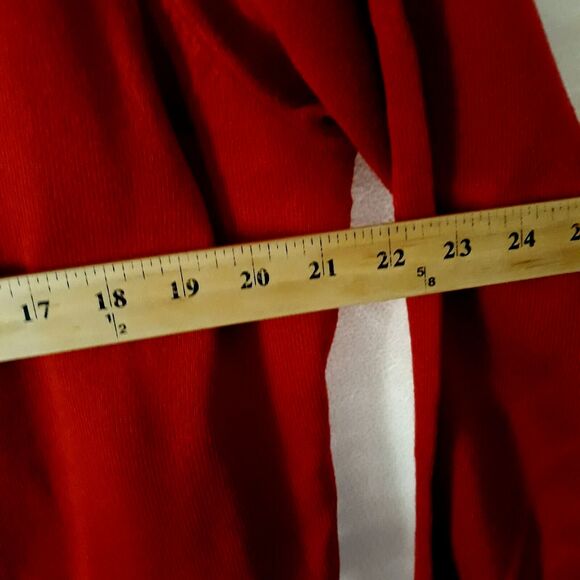 Charter Club Sweater with Attached Underlayer Open Women 3X Red Metallic - Picture 6 of 11